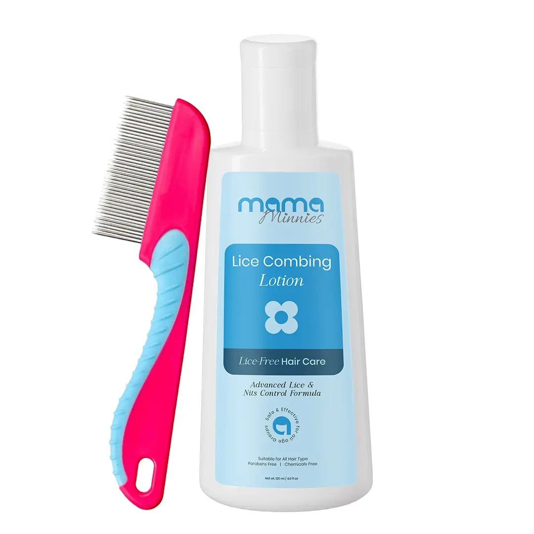 lice combing lotion with comb by mama minnies