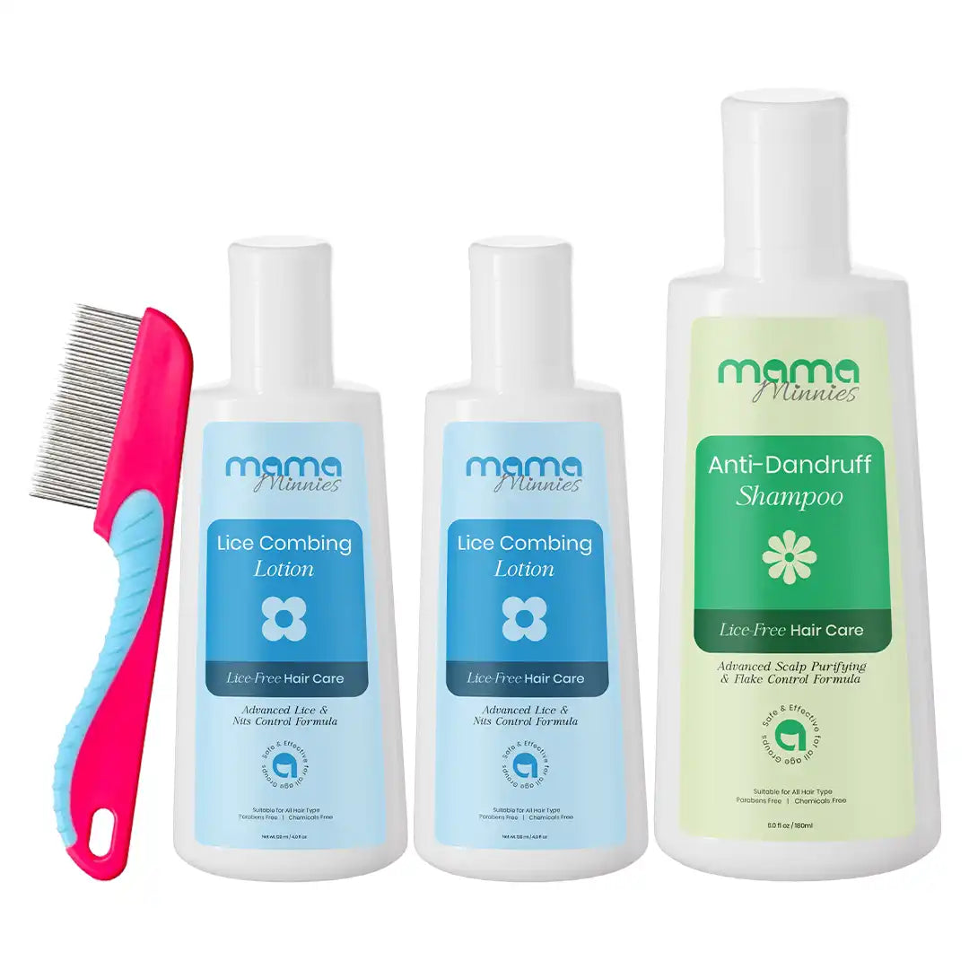 lice and dandruff bundle by mama minnies